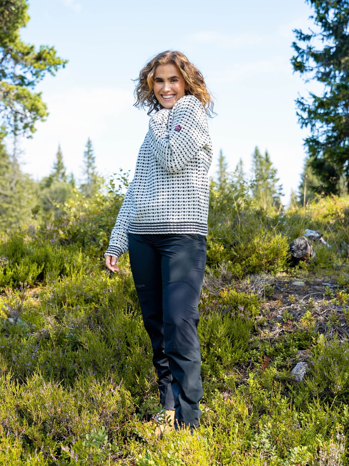 Devold Islender Refined Sweater Hvit