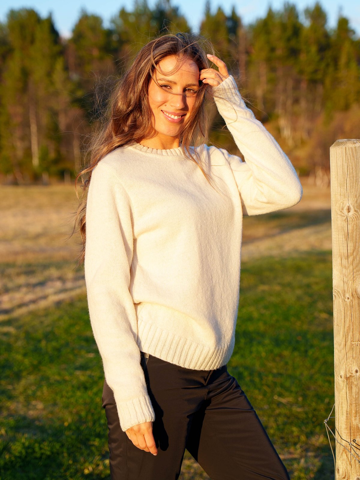 Devold Nansen Refined Sweater Hvit