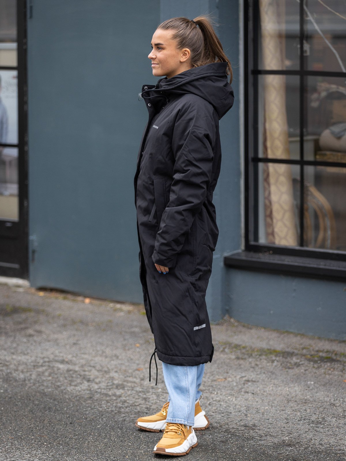 Didriksons Alicia Long Parka 2 Black