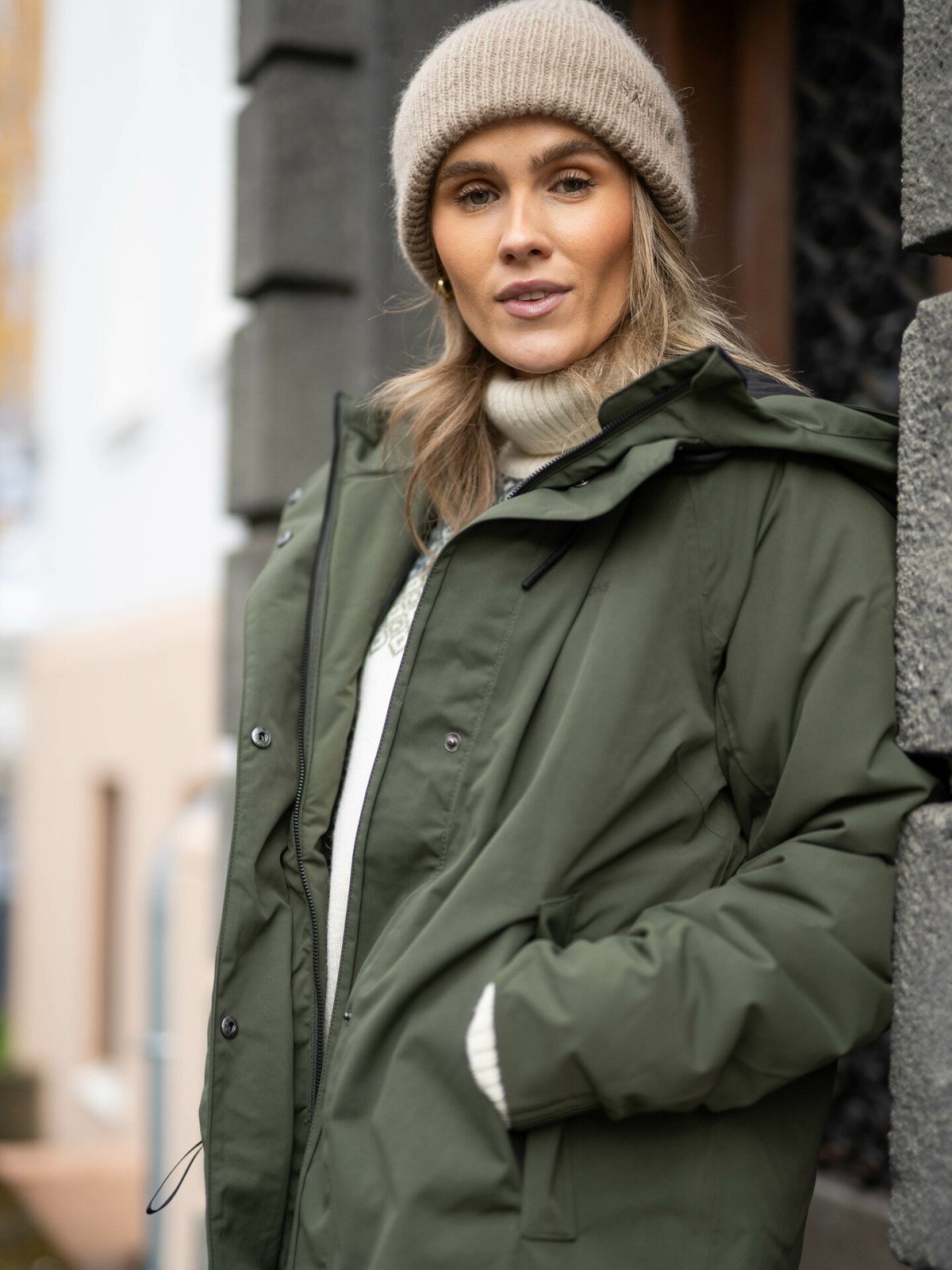 Didriksons Alicia Long Parka 2 Deep Green