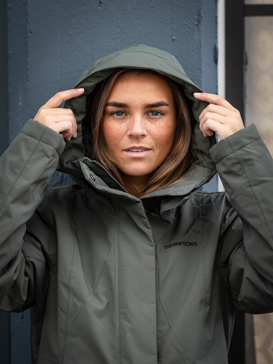 Didriksons W Cajsa Parka 4 Deep Green