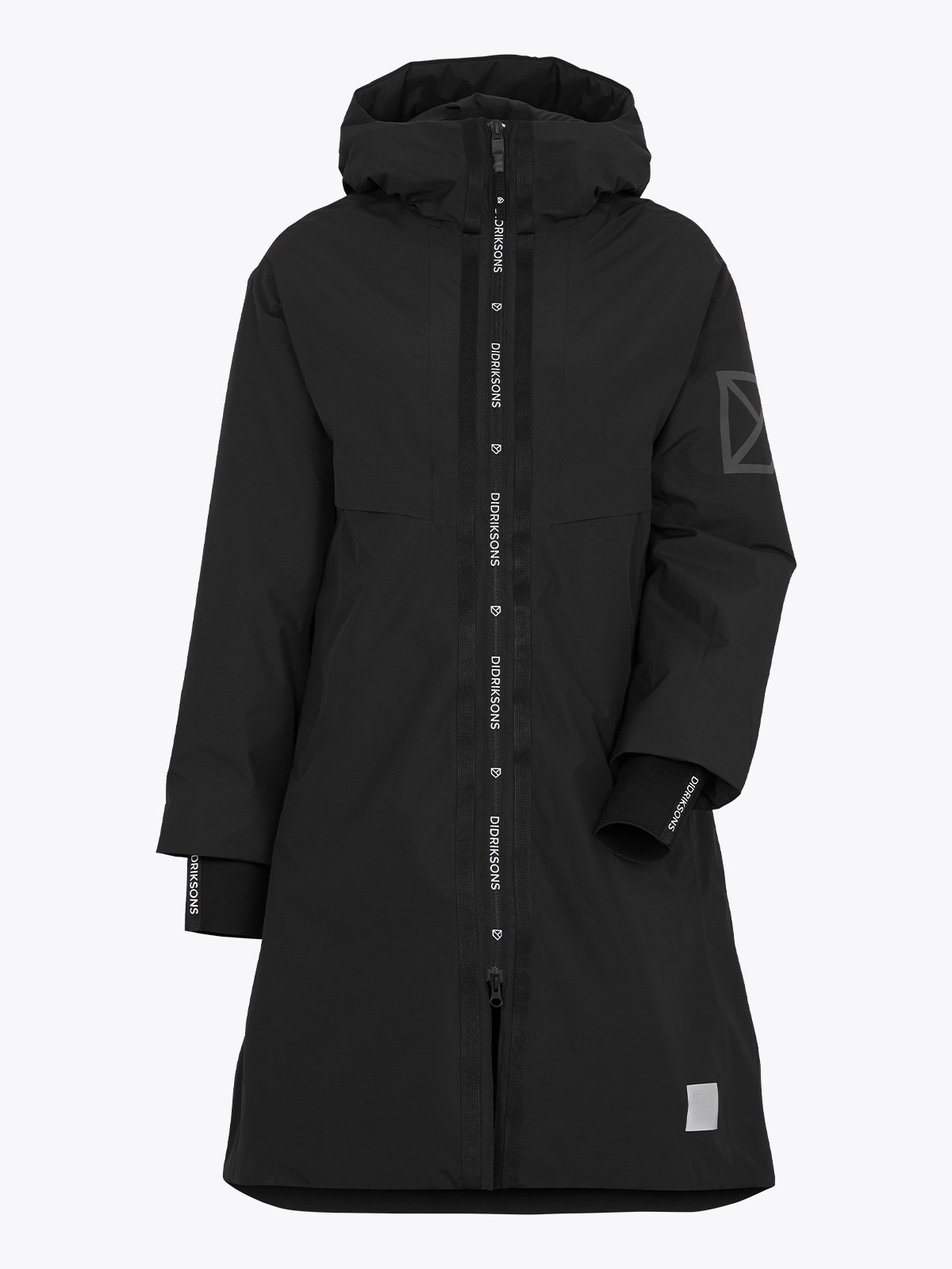 Didriksons Aino Logo Parka Black