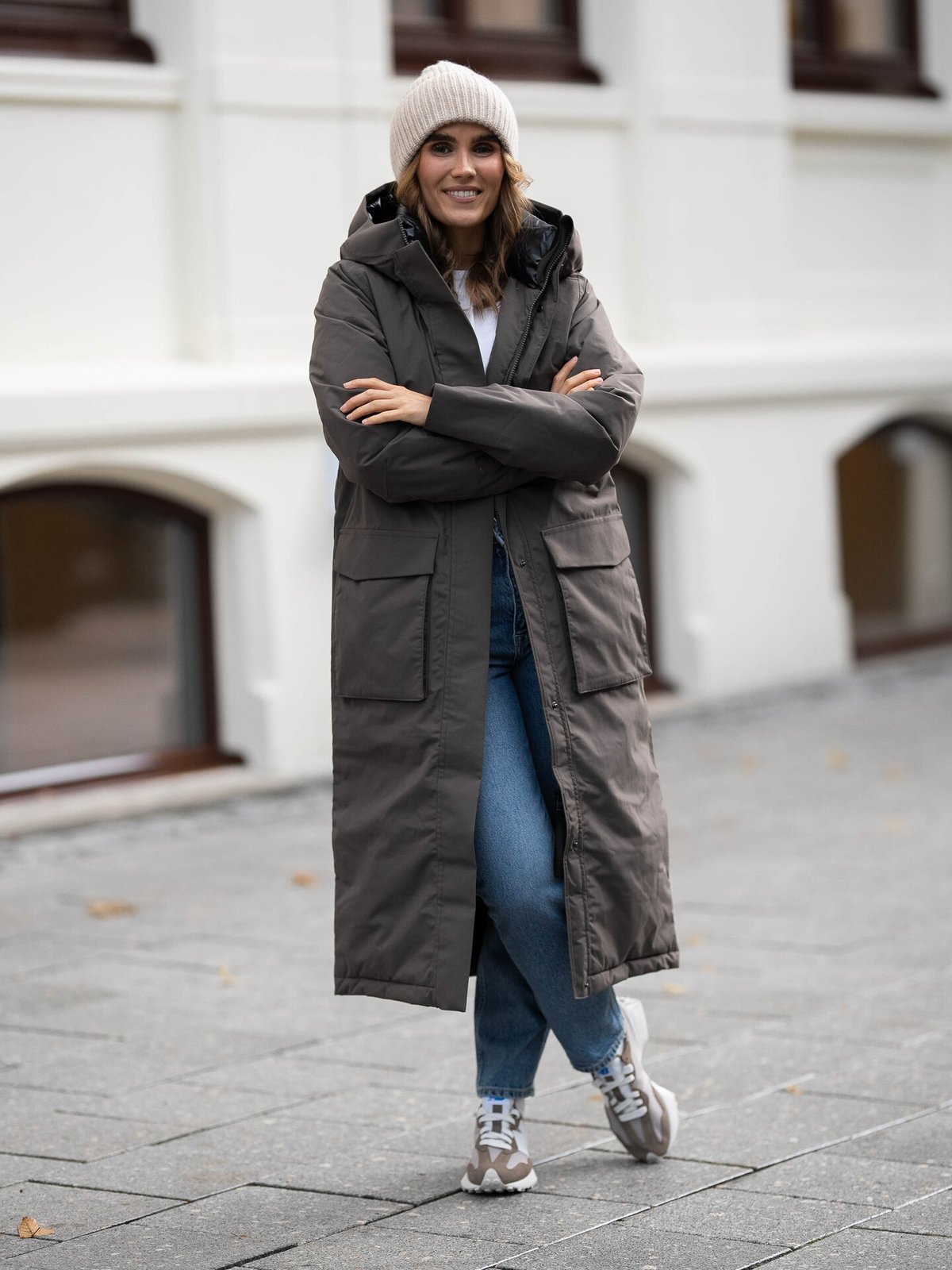 Didriksons Leya Women's Parka Long 3 Mocha Brown