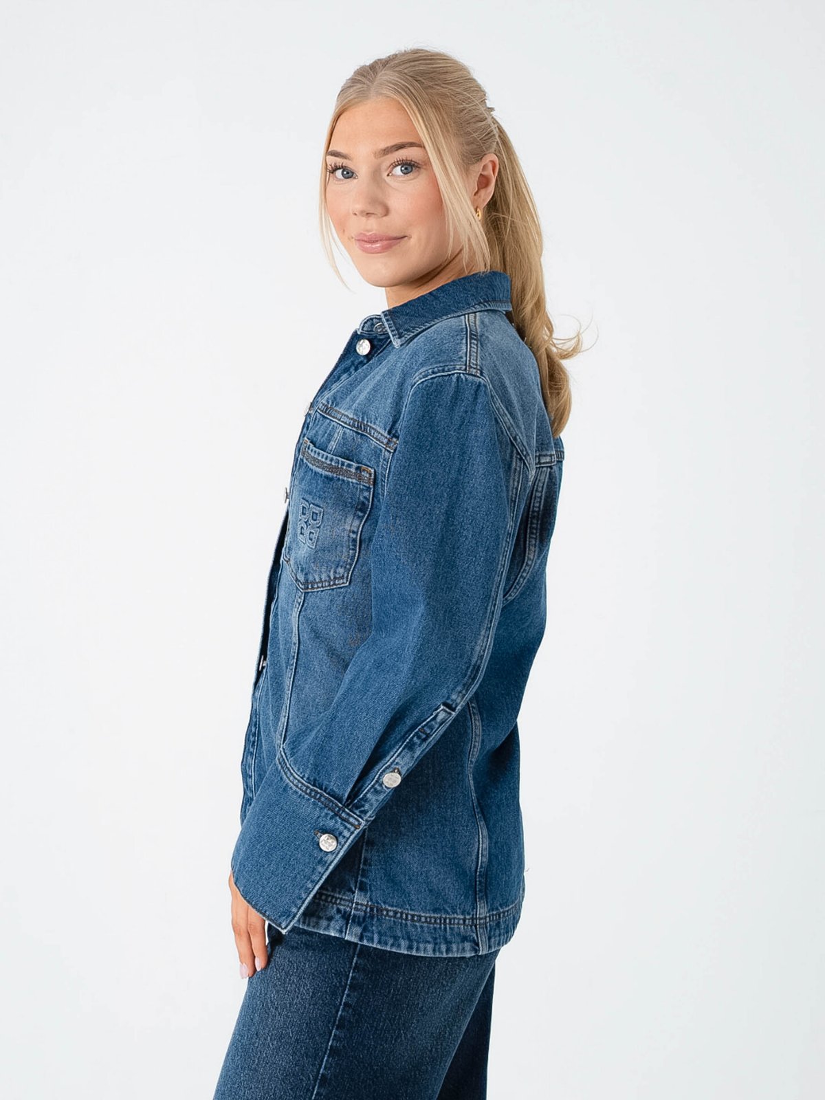 DAY BIRGER Ludmilla Denim Jakke Medium Blue Denim