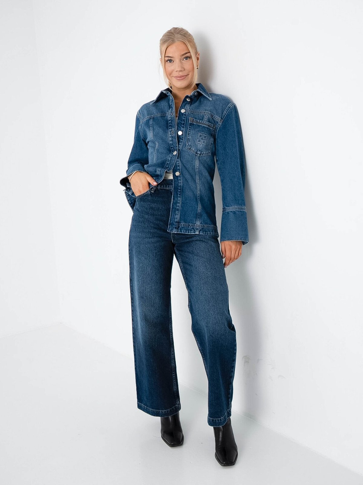 DAY BIRGER Ludmilla Denim Jakke Medium Blue Denim