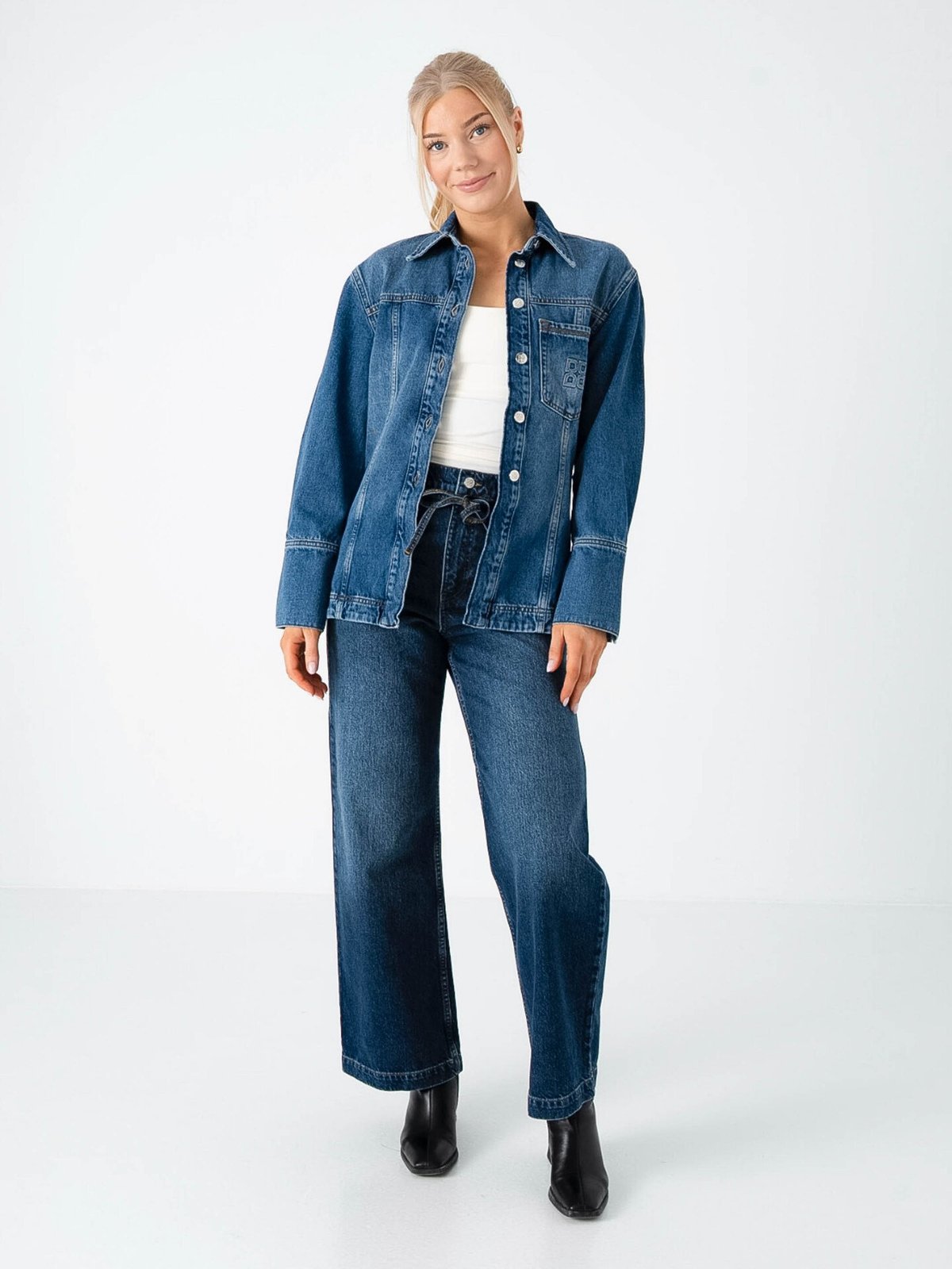 DAY BIRGER Ludmilla Denim Jakke Medium Blue Denim