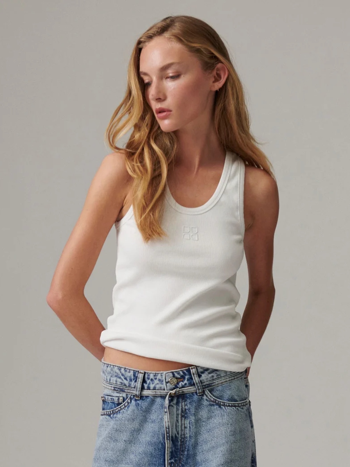 Day Birger ét Mikkelsen ét Mikkelsen Camilo - Classic Rib Bright White