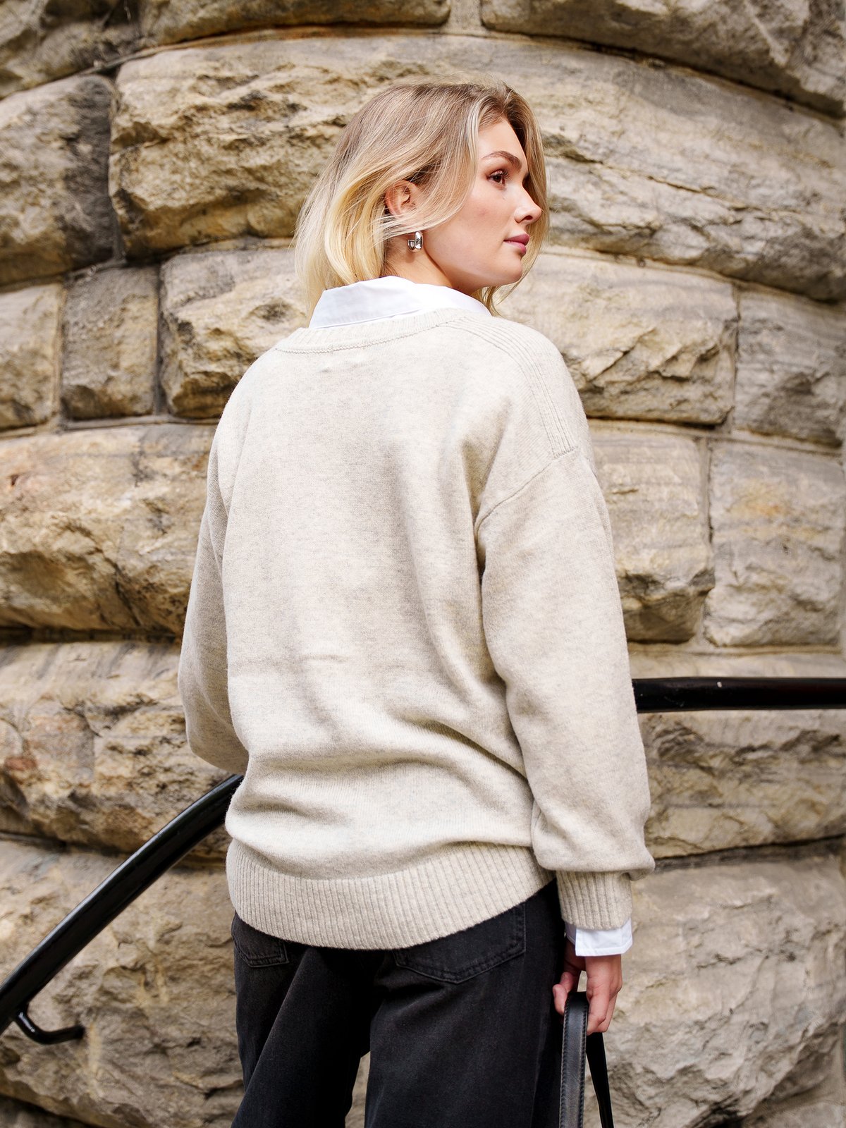 DESIGNERS REMIX Daze Giga Cardi Beige