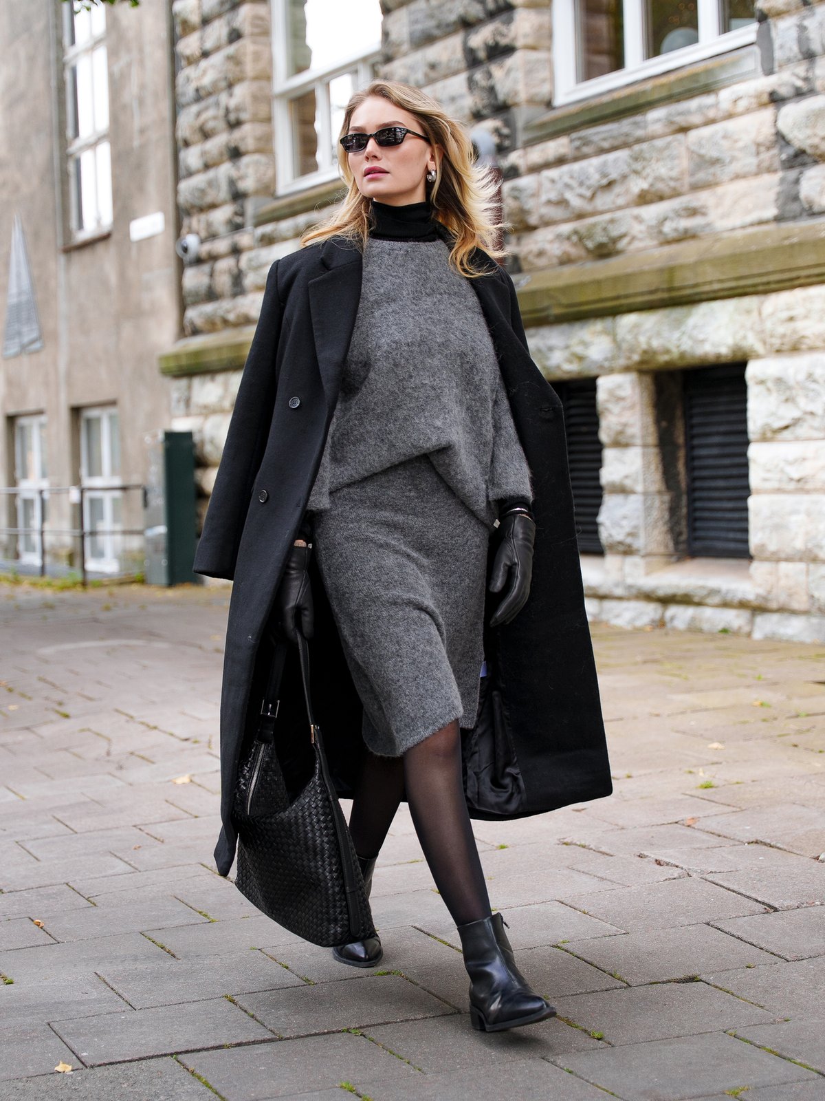DESIGNERS REMIX Eloise Brushed Knit Grå