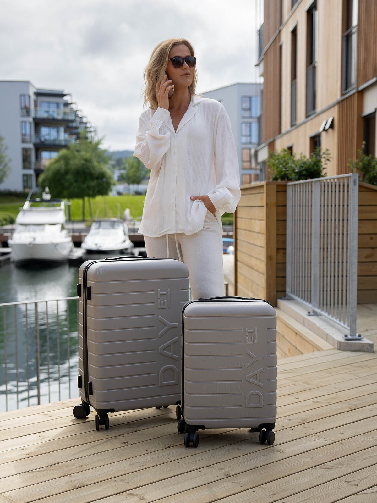 DAY ET Day OSL 24" Suitcase LOGO Moon Rock / Beige