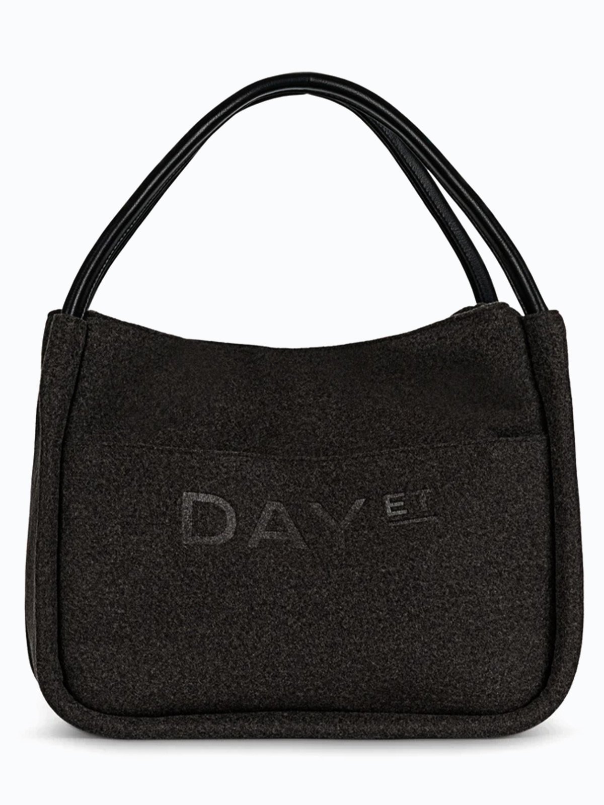 DAY ET Woolen Small Shopper Brown Melange