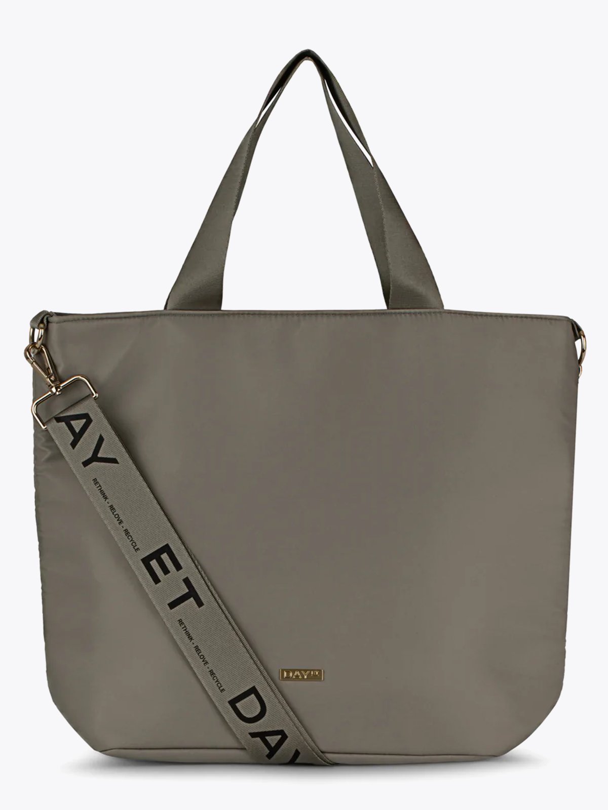 DAY ET RE-Logo Band Open Tote Rock Ridge