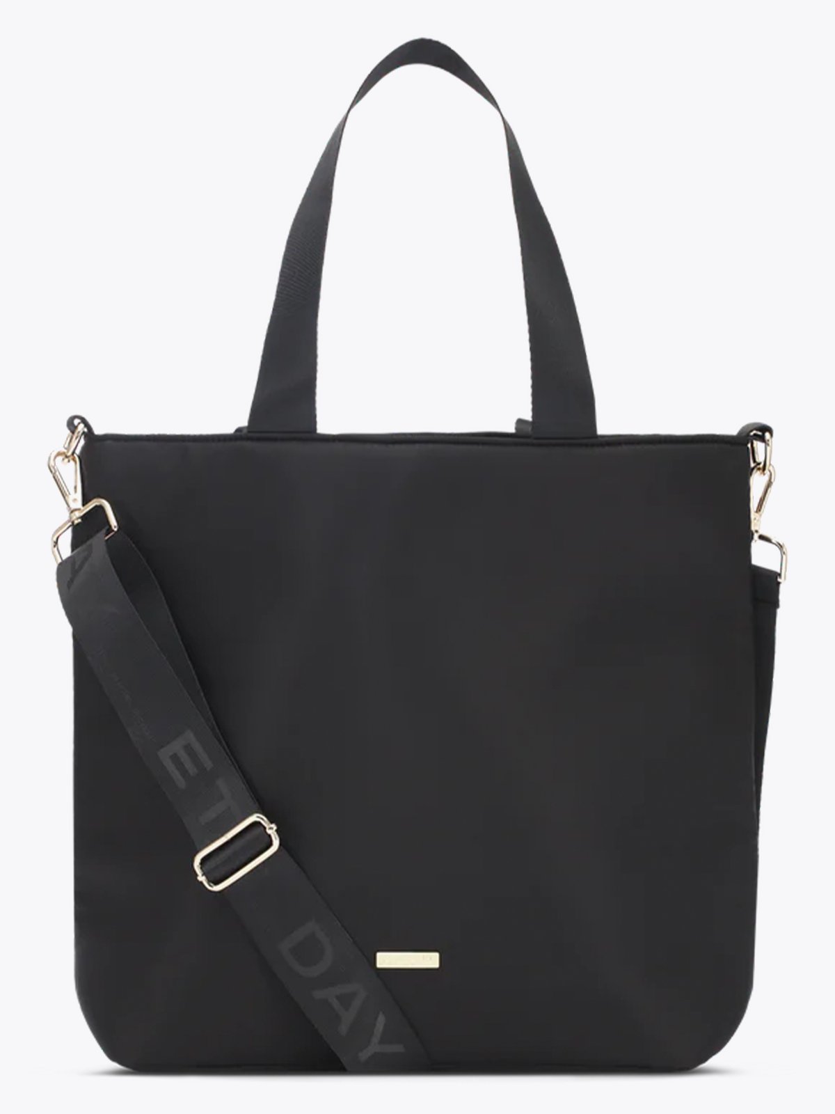 DAY ET RE-Logo Band Open Tote Black
