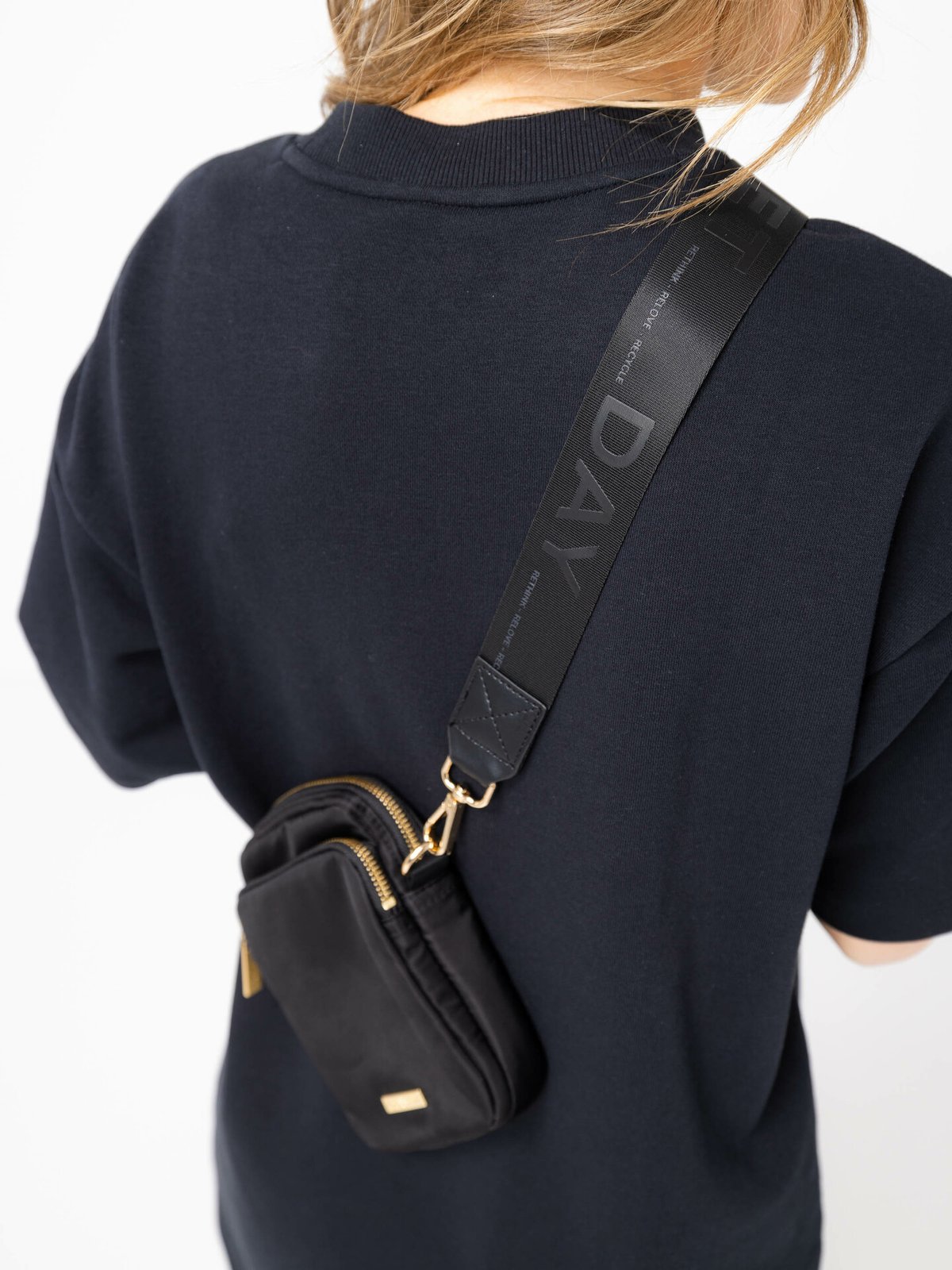 DAY ET Day RE-Logo Band Compact Mini Black