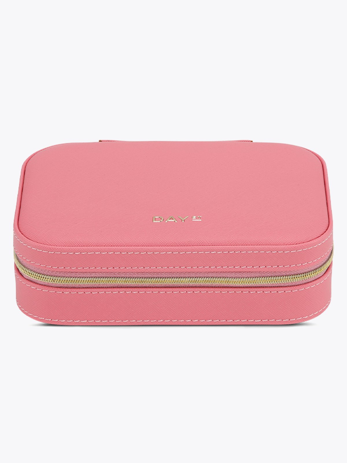 DAY ET Saffiano Zip Box Slate Rose