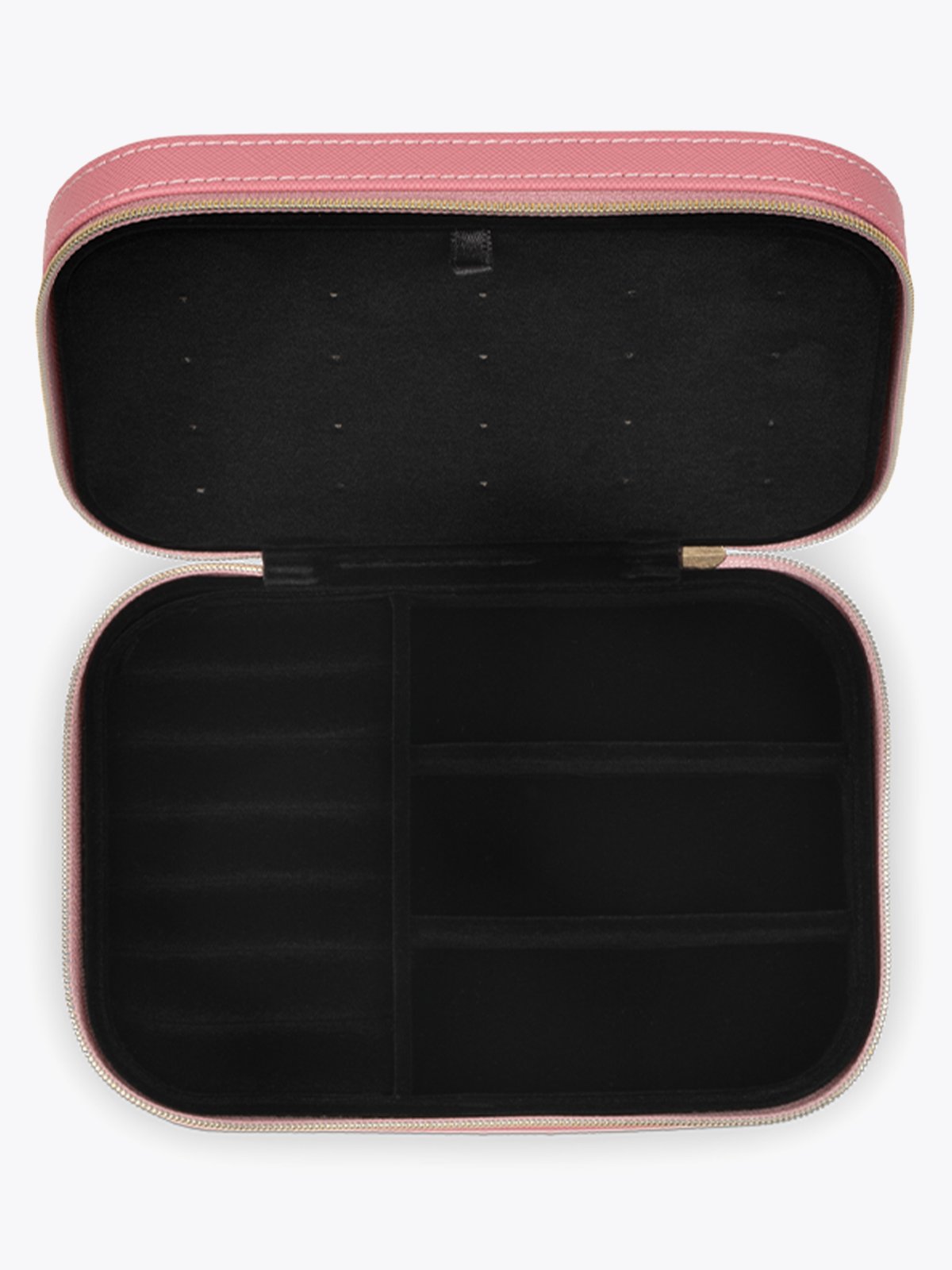 DAY ET Saffiano Zip Box Slate Rose