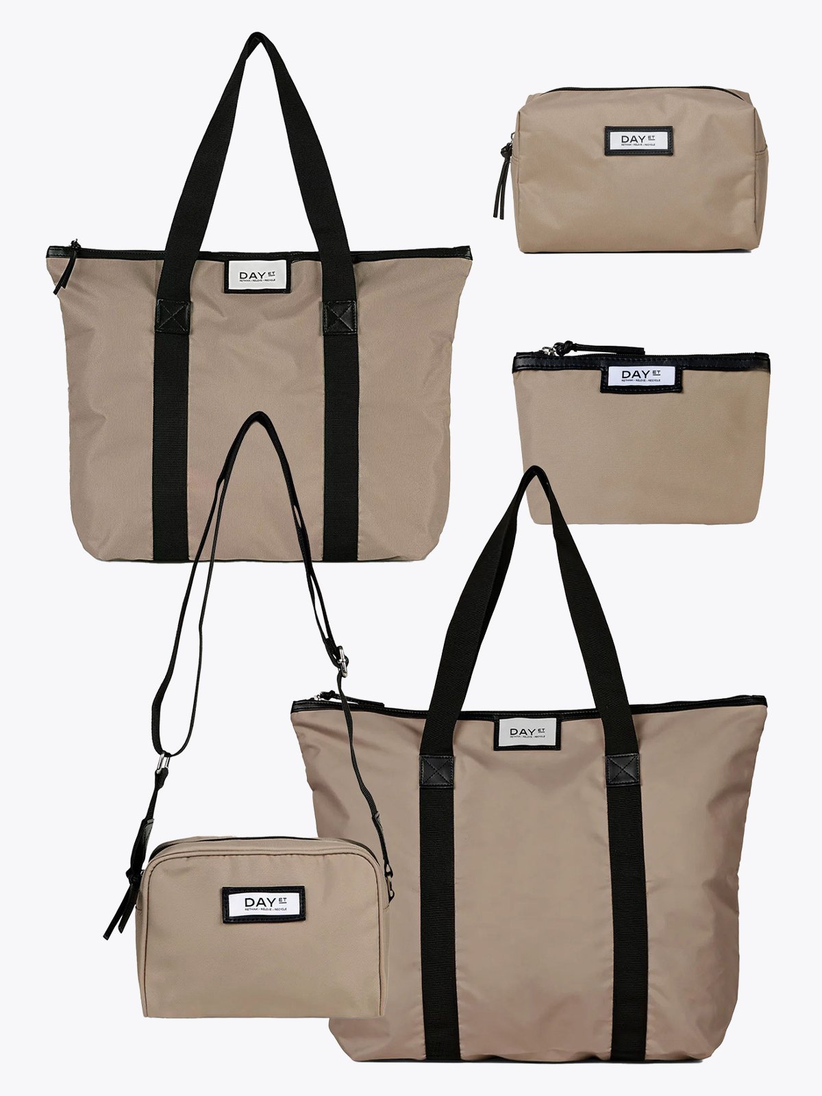 DAY ET Day Gweneth RE-S Bag M Silver Mink