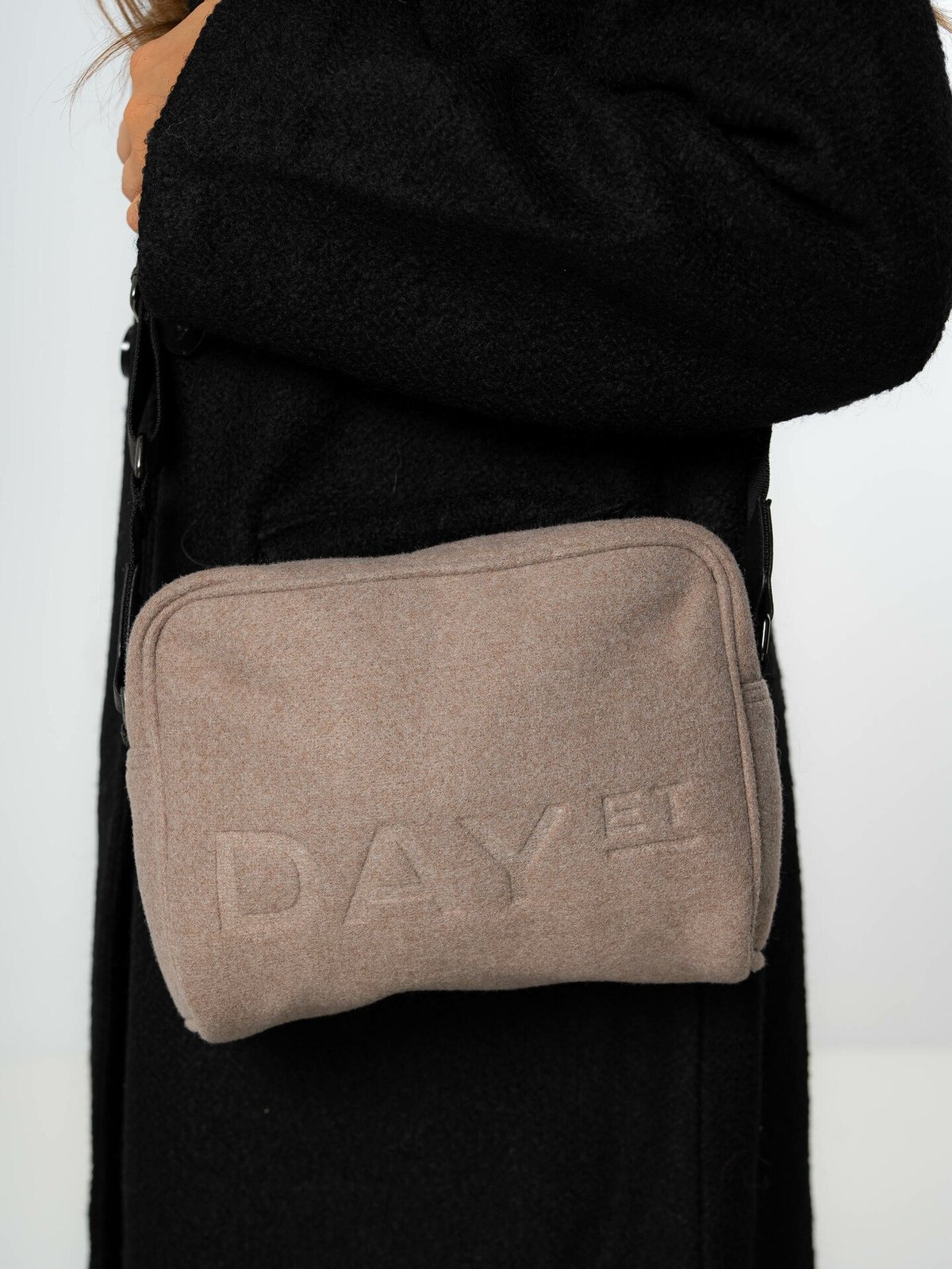 DAY ET Day Wollen XL Boxy Taupe Melange