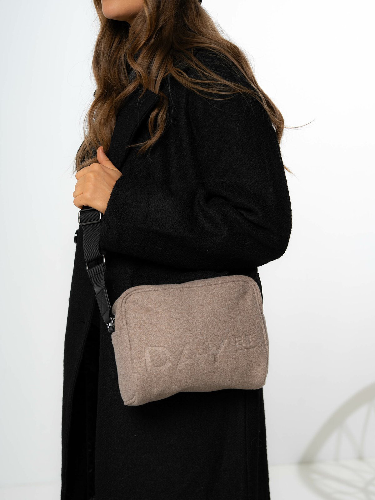 DAY ET Day Wollen XL Boxy Taupe Melange