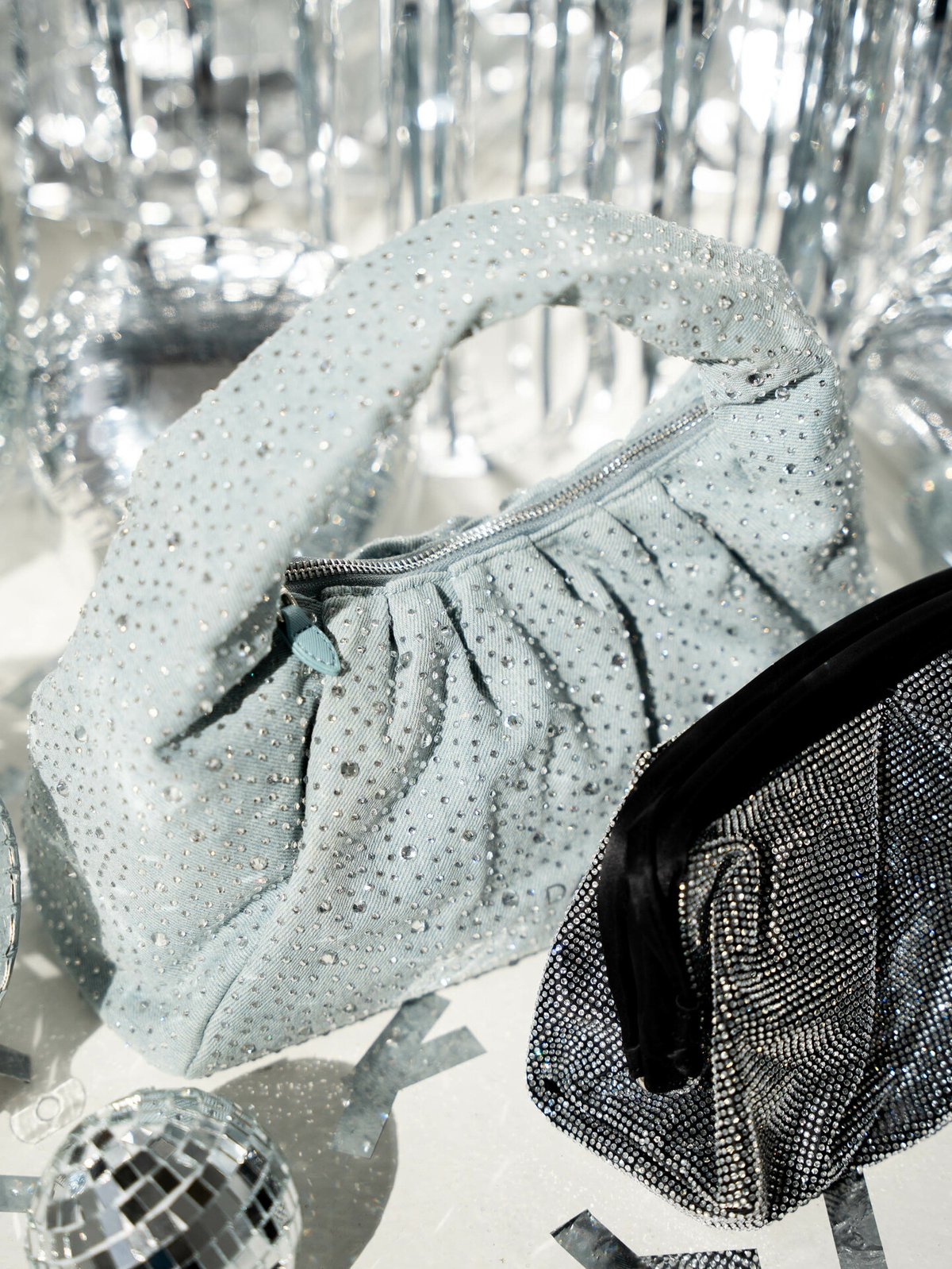 DAY ET Day Shimmer Croissant Bag Citadel