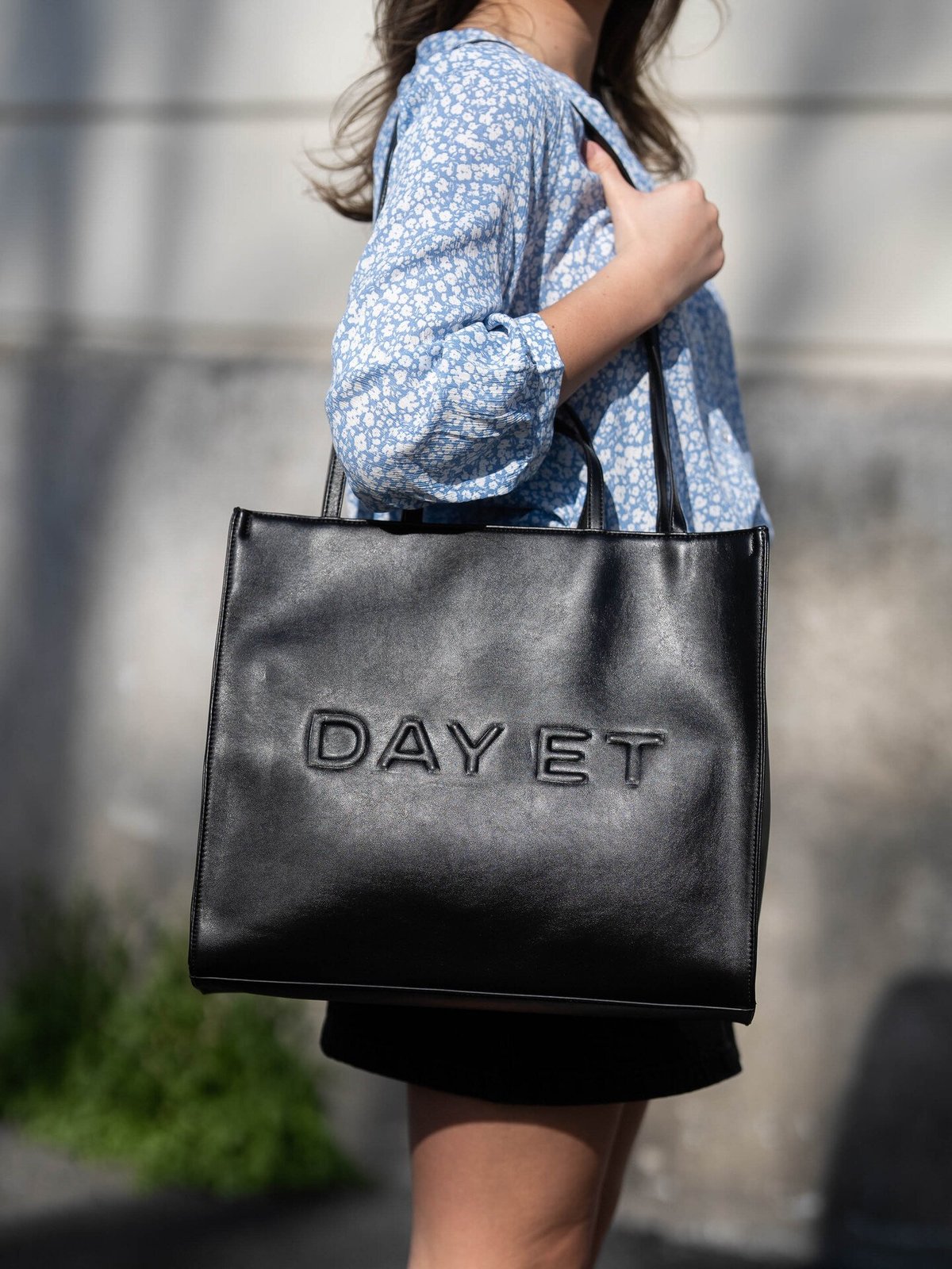 DAY ET Day RC-Sway PU Shopping Bag Black