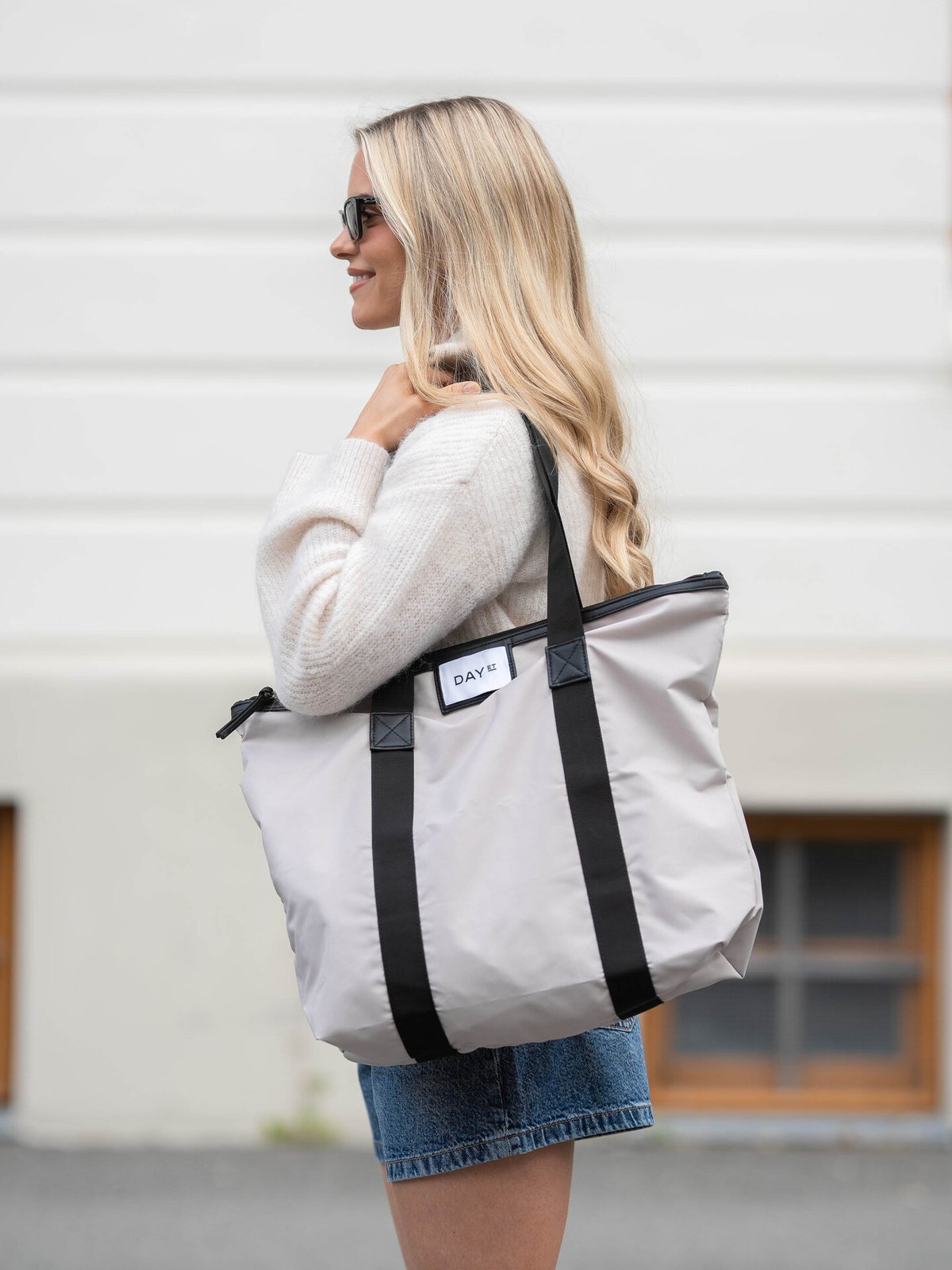 DAY ET Day Gweneth RE-S Bag M Chateau Gray / Beige