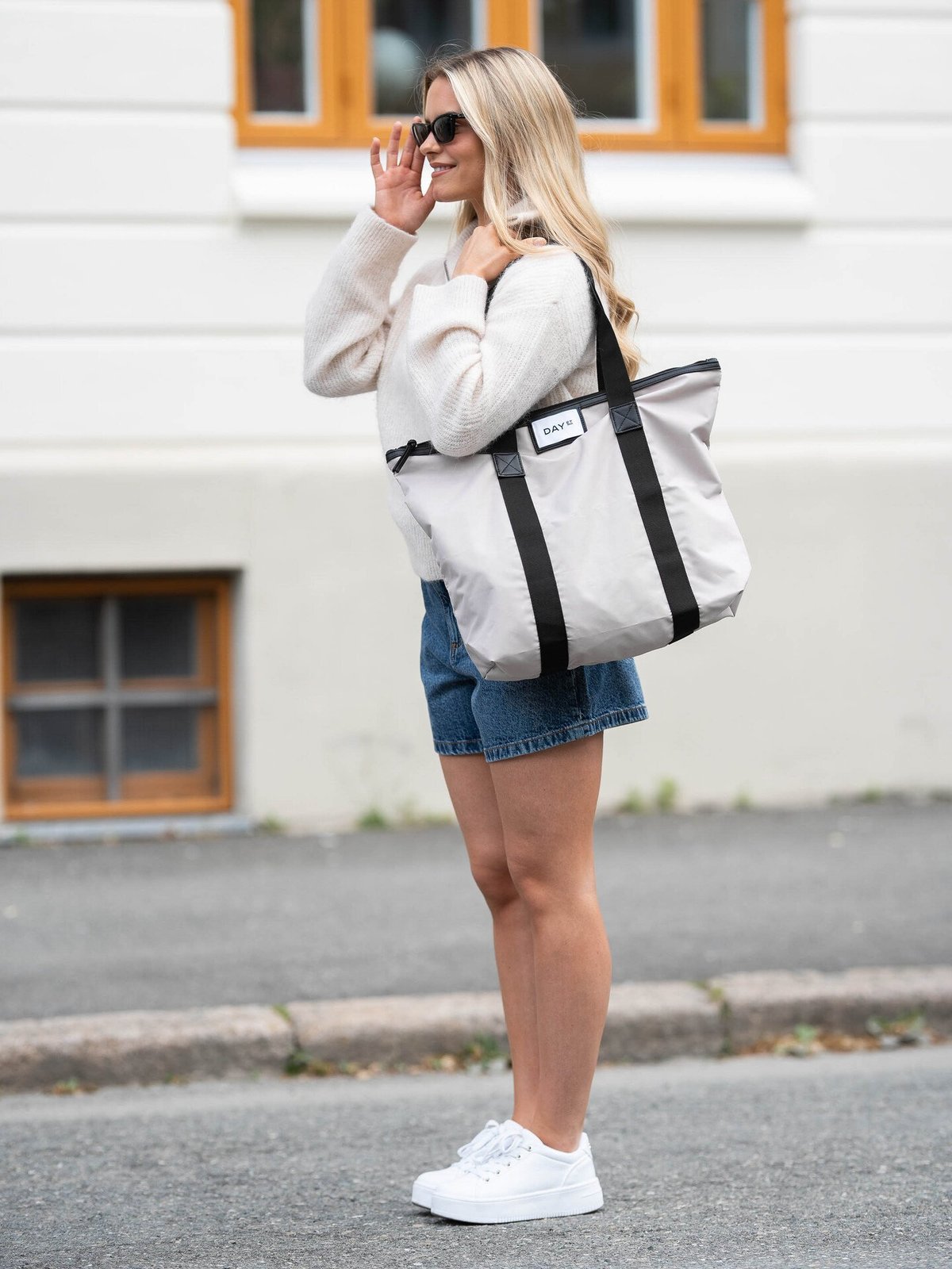 DAY ET Day Gweneth RE-S Bag M Chateau Gray / Beige