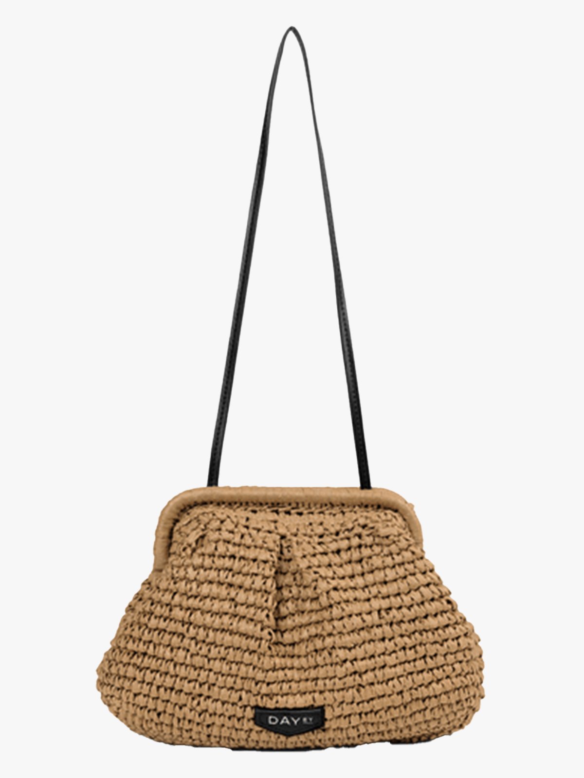 DAY ET Day City Straw Clutch Amber