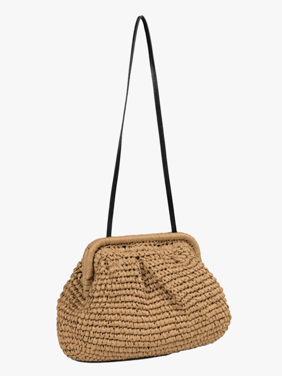 DAY ET Day City Straw Clutch Amber