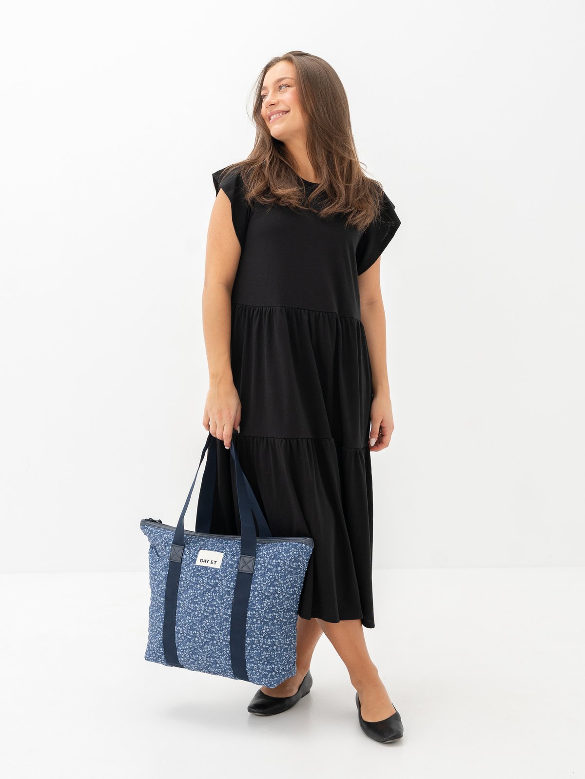 DAY ET Day Gweneth RE-Q Fleur Bag M Bijou Blue