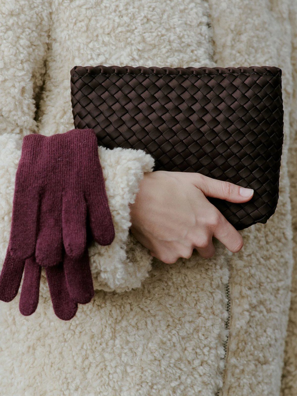 DAY ET Day Braiding Pouch S Chocolate Plum