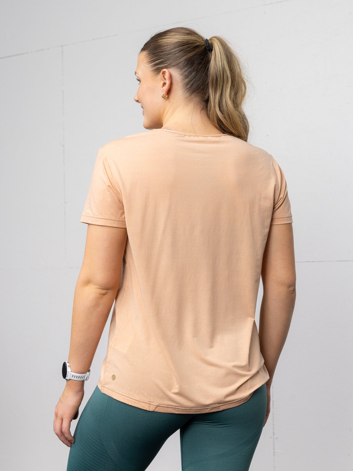 Athlecia Lizzy Slub Tee Maple Sugar