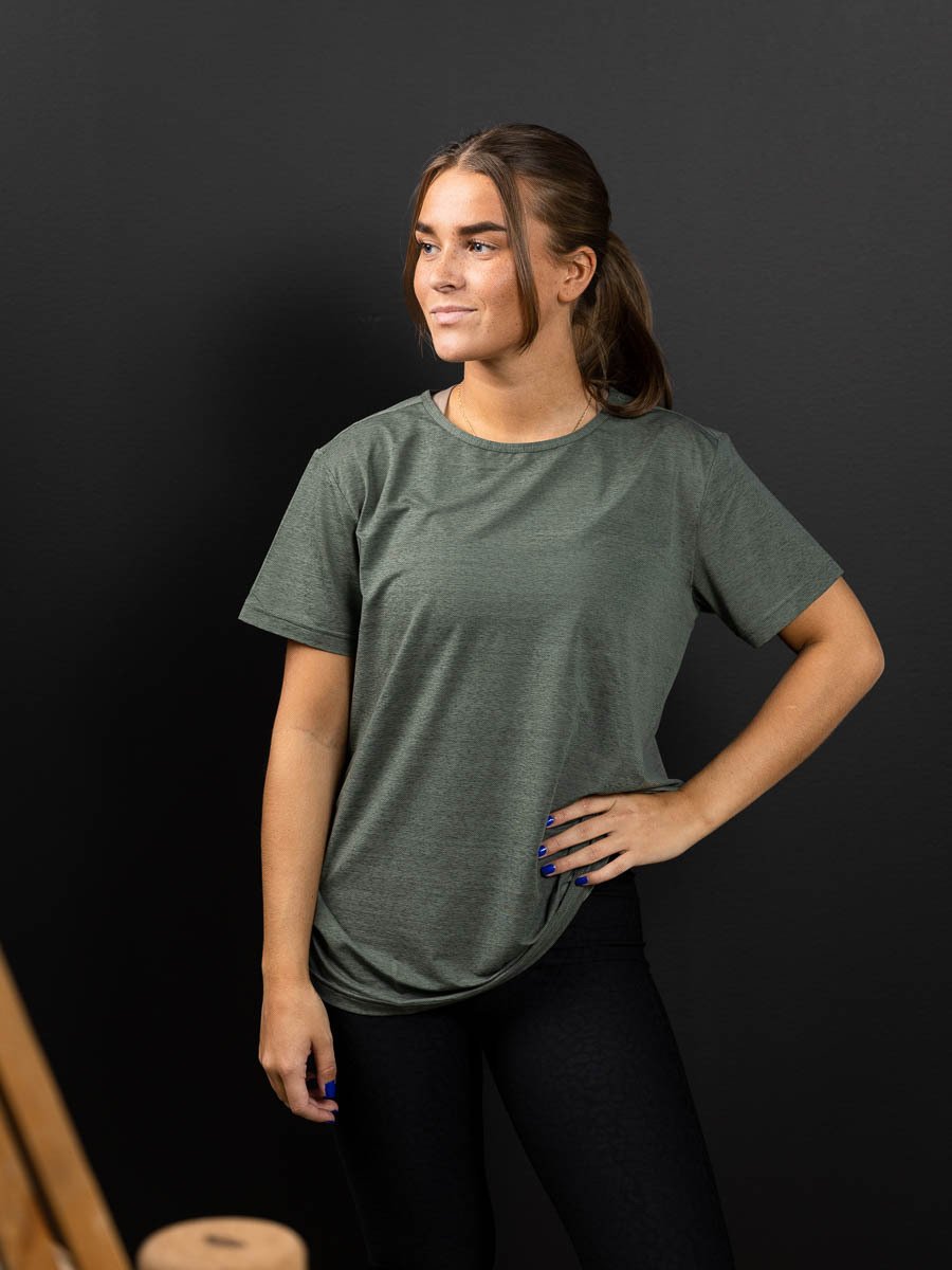 Athlecia Lizzy Slub Tee Green