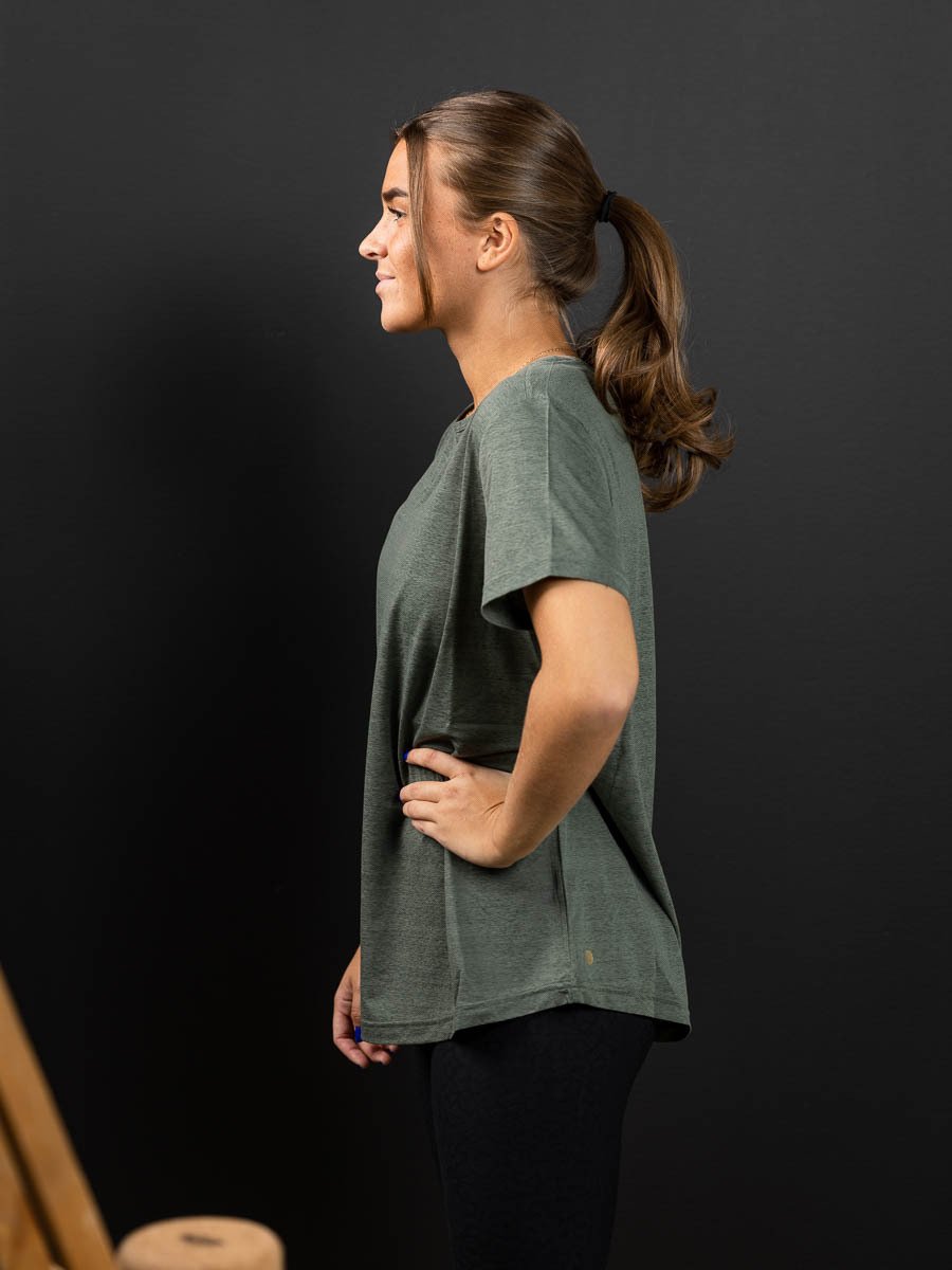 Athlecia Lizzy Slub Tee Green