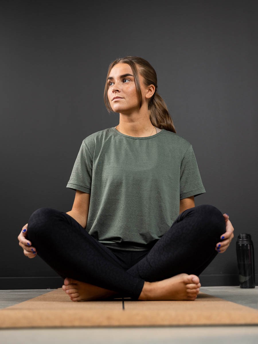 Athlecia Lizzy Slub Tee Green