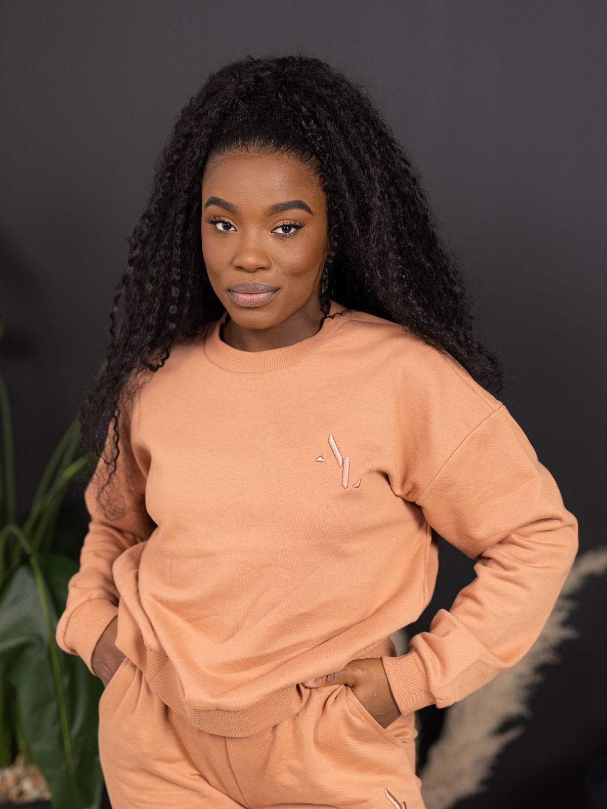 Athlecia Lia Sweat Mocha Mousse