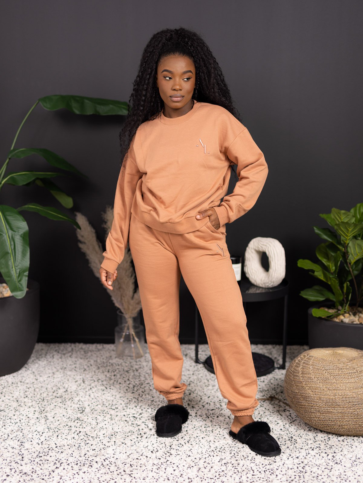 Athlecia Lia Sweat Mocha Mousse