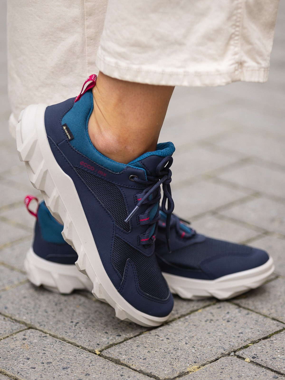 ECCO MX Low GTX Marineblå