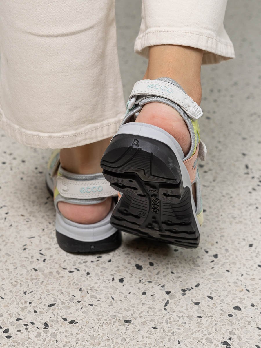 ECCO Offroad Flat Sandals Multicolor Shadow White
