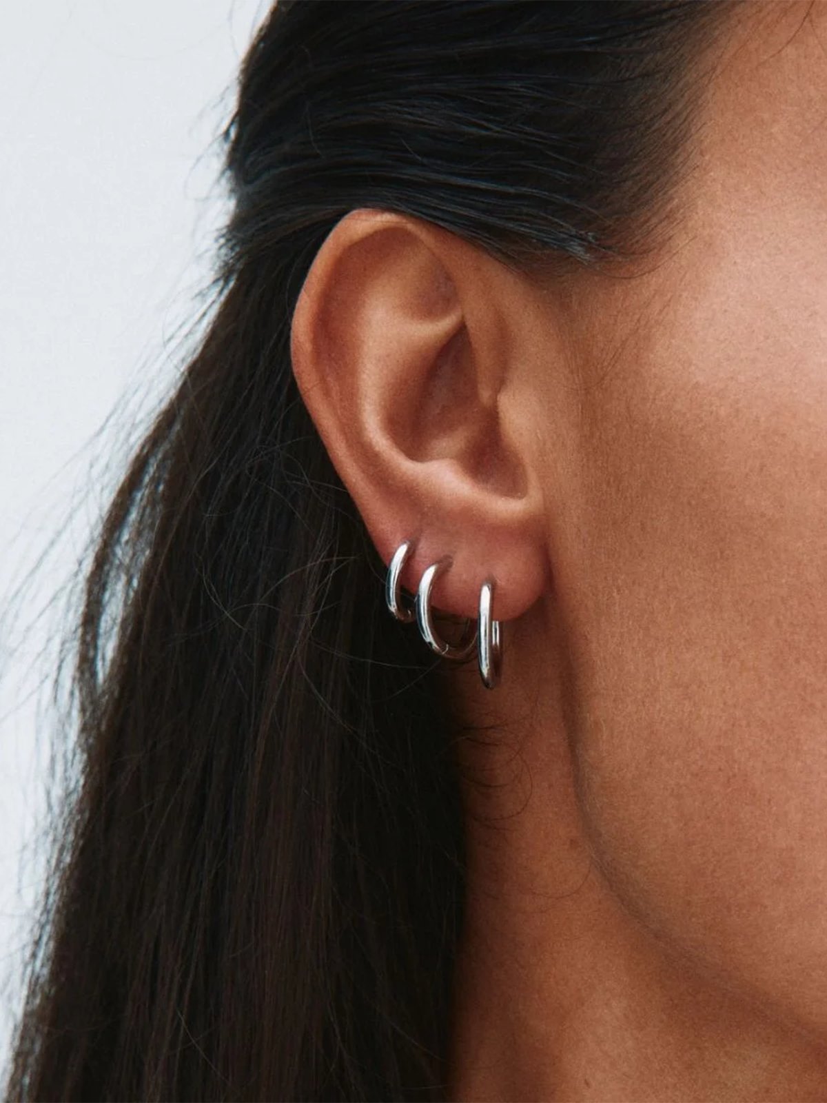 Edblad Triple Pair Hoops Steel Stål