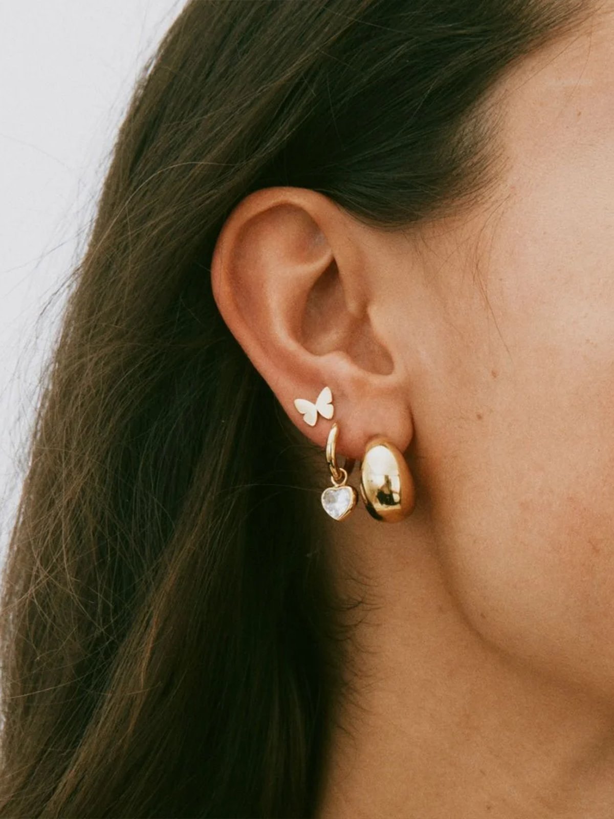 Edblad Bold Creoles Small Gold Gullbelagt