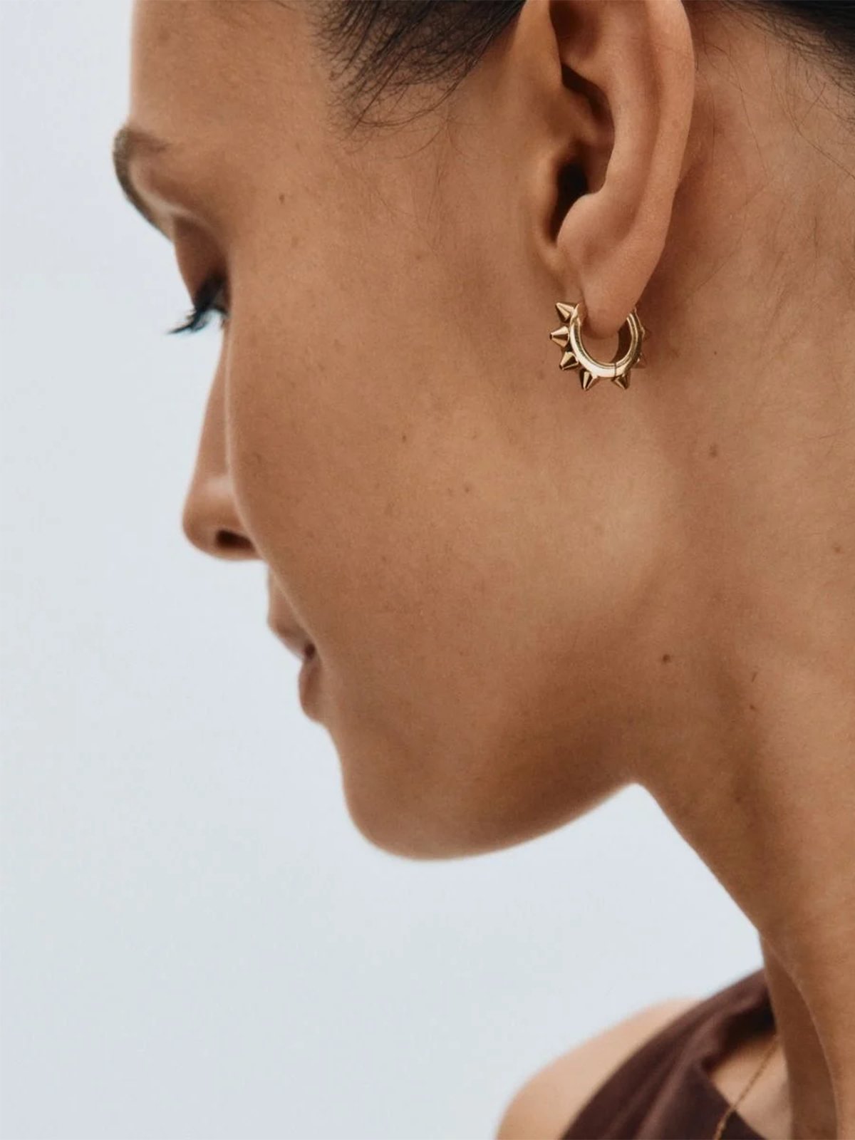 Edblad Peak Hoops Icon M Gold Gold