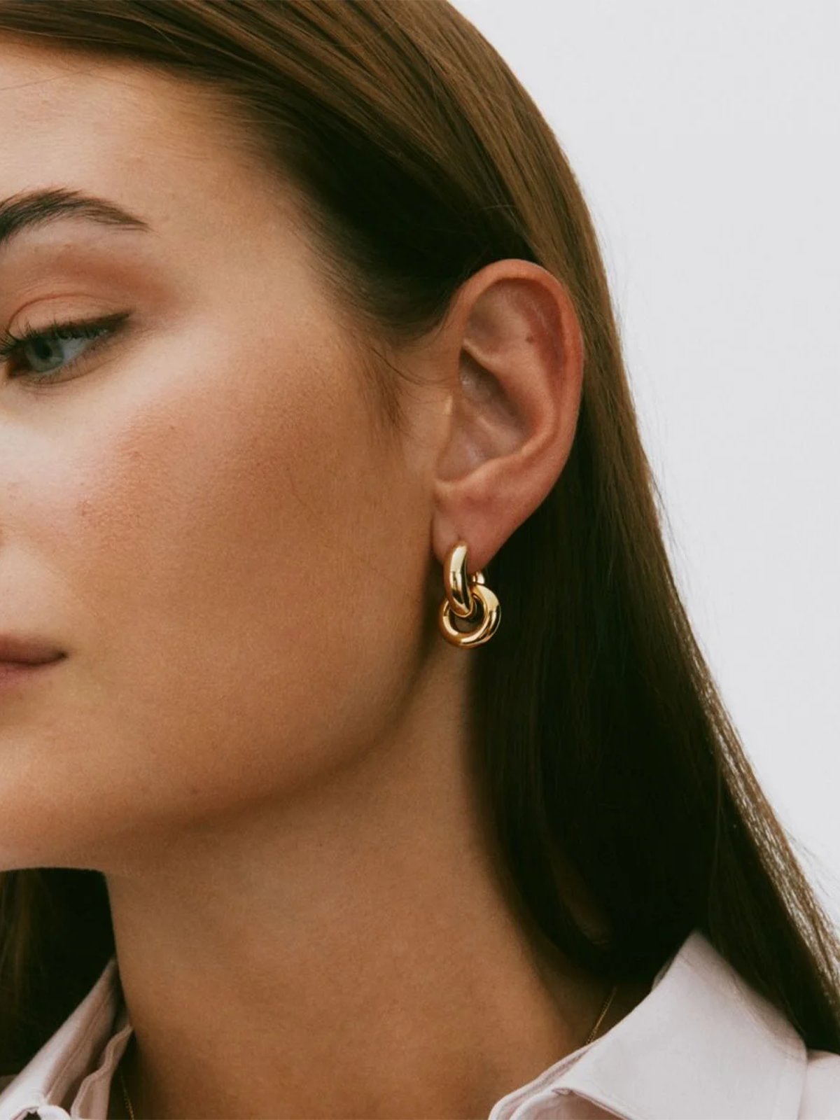 Edblad Chunky Eternal Earrings Gold Gold