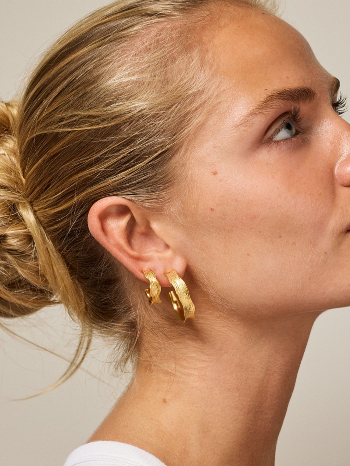 ENAMEL Copenhagen Ane Small Hoops Gull