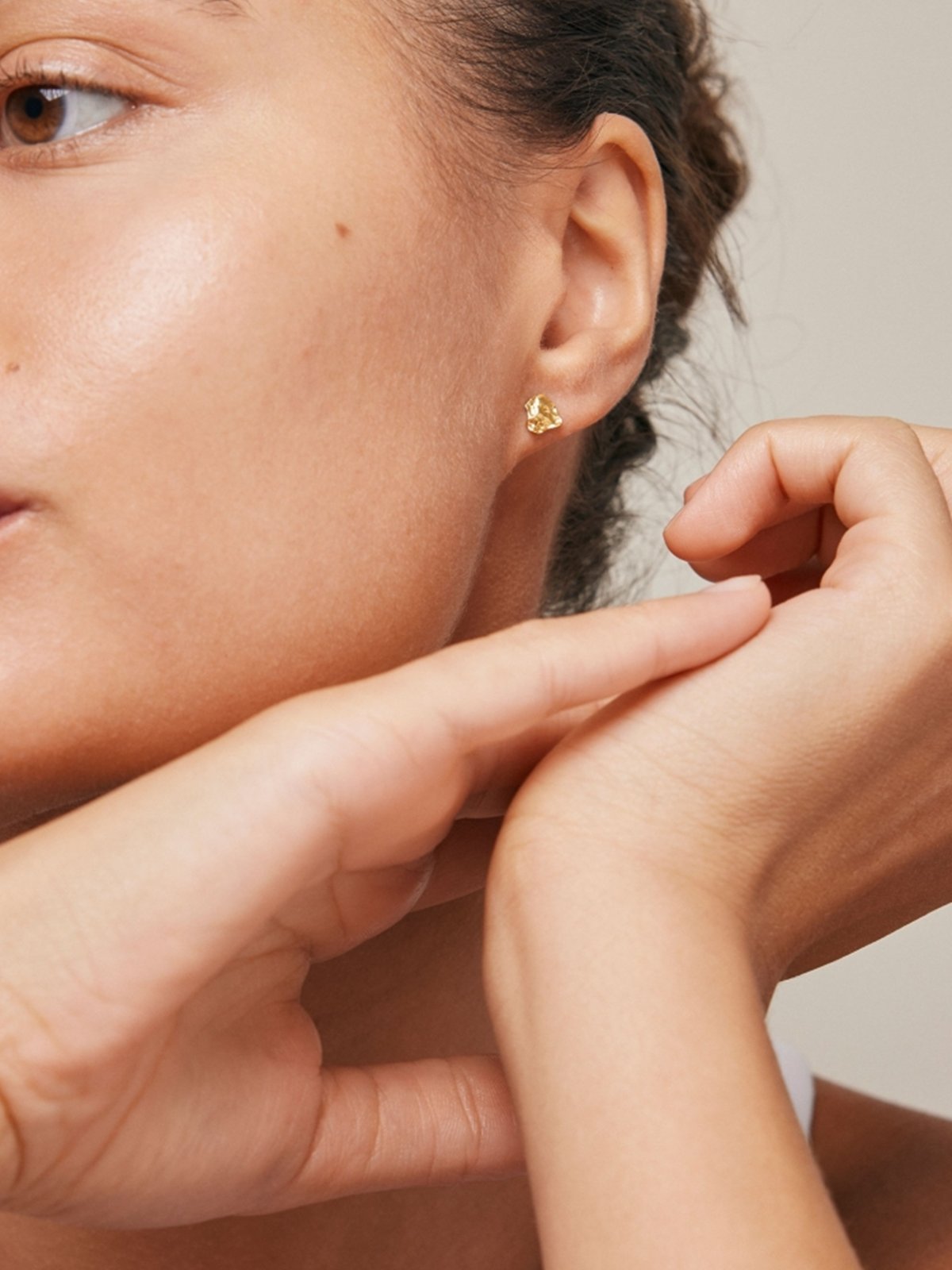 ENAMEL Copenhagen Rio Studs Gull