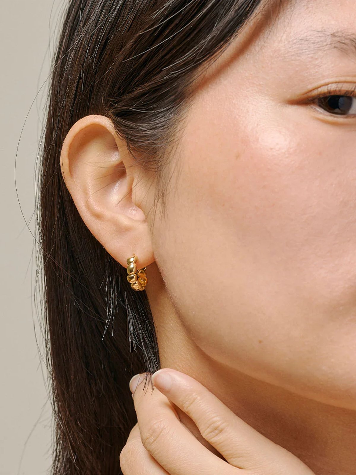ENAMEL Copenhagen Nara Hoops Gold