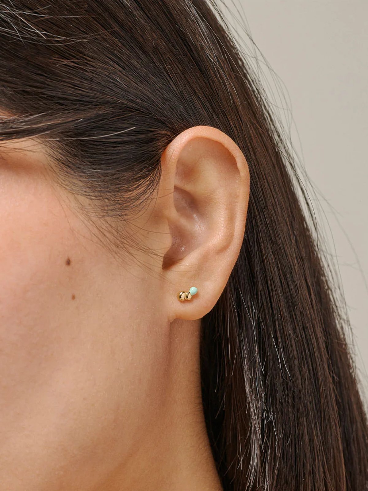 ENAMEL Copenhagen Nara Studs Mint