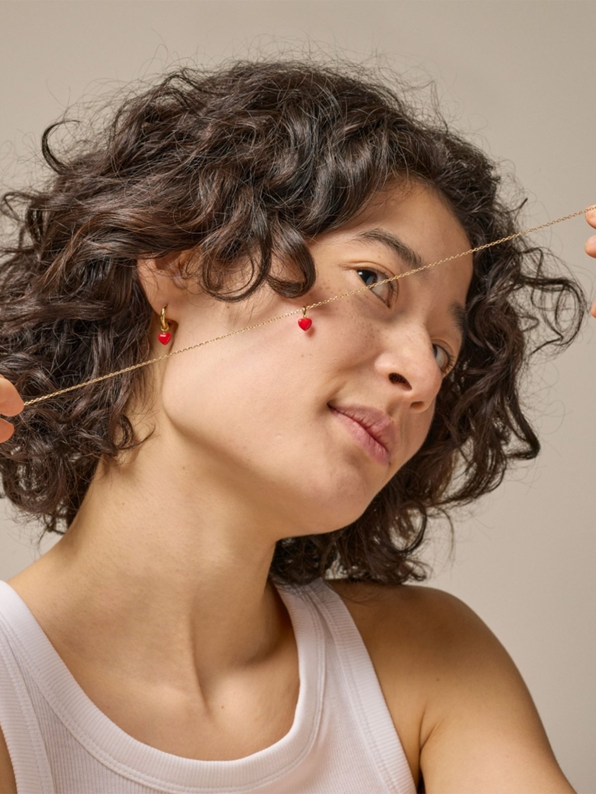 ENAMEL Copenhagen Amore Necklace Rød