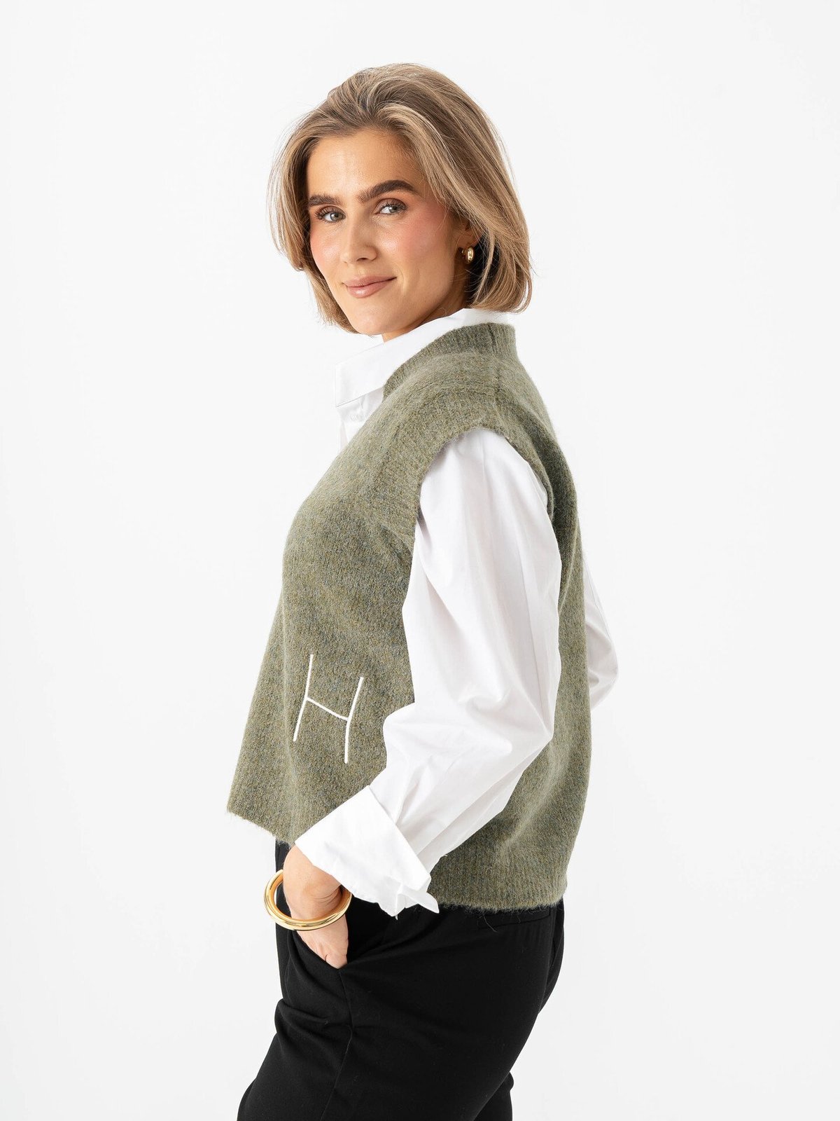 Hést Pernille Vest Winter Moss