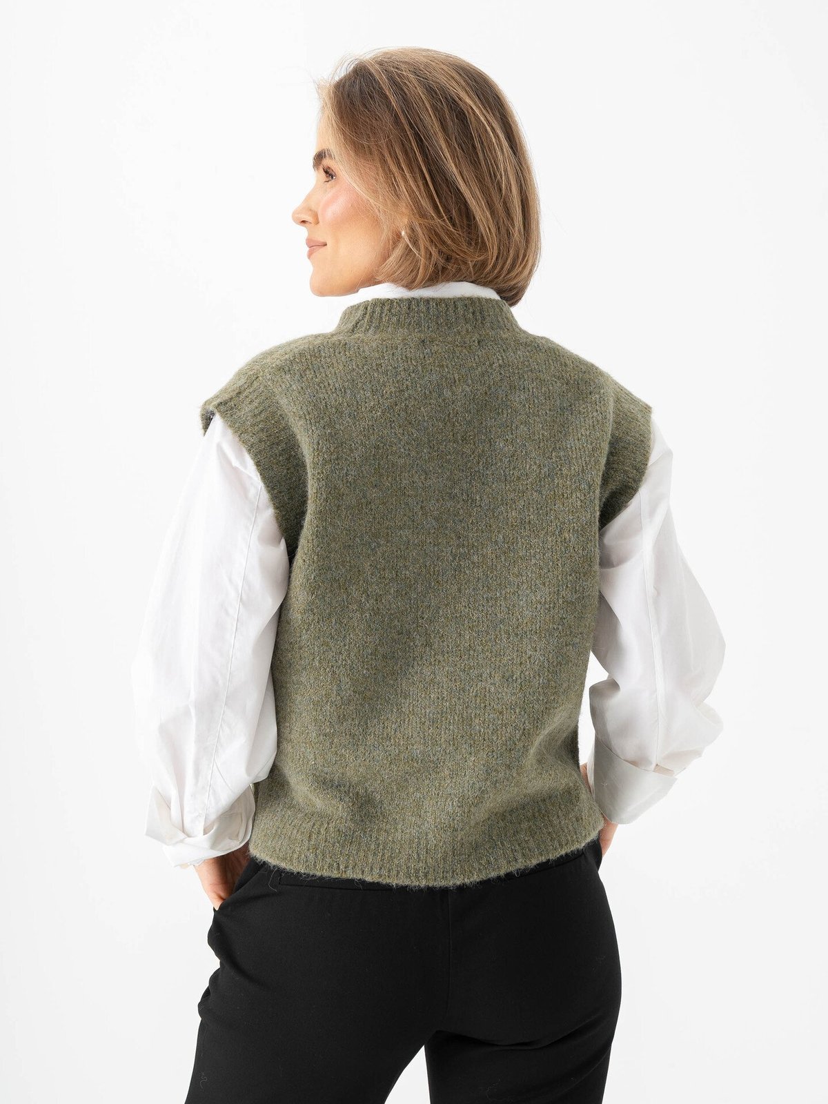 Hést Pernille Vest Winter Moss